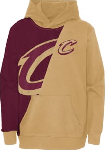 Cleveland Cavaliers Boys Maroon Unrivaled Long Sleeve Hooded Sweatshirt