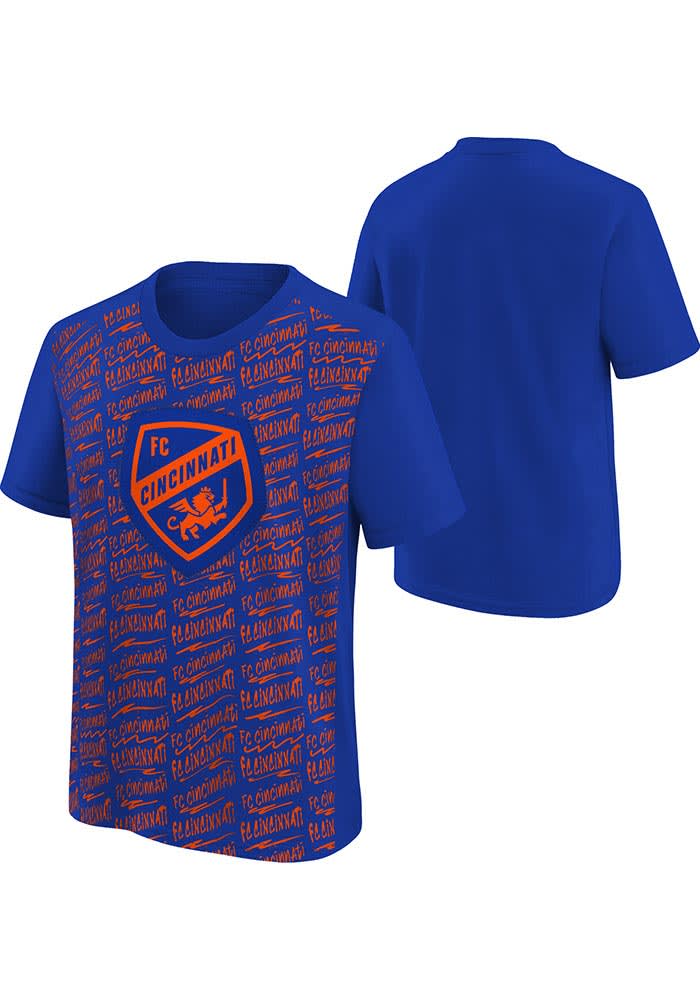 FC Cincinnati Youth Blue Exemplary Short Sleeve T-Shirt