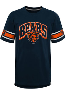 Chicago Bears Youth Navy Blue Victorious Short Sleeve Fashion T-Shirt