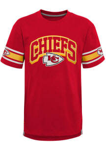 Kansas City Chiefs Youth Red Victorious Short Sleeve Fashion T-Shirt