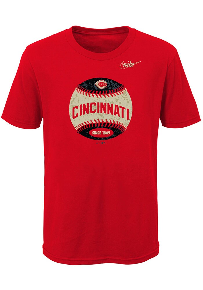 Youth Nike Joey Votto Red Cincinnati Reds Player Name & Number T-Shirt