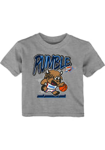 Oklahoma City Thunder Infant Game Player Short Sleeve T-Shirt Grey