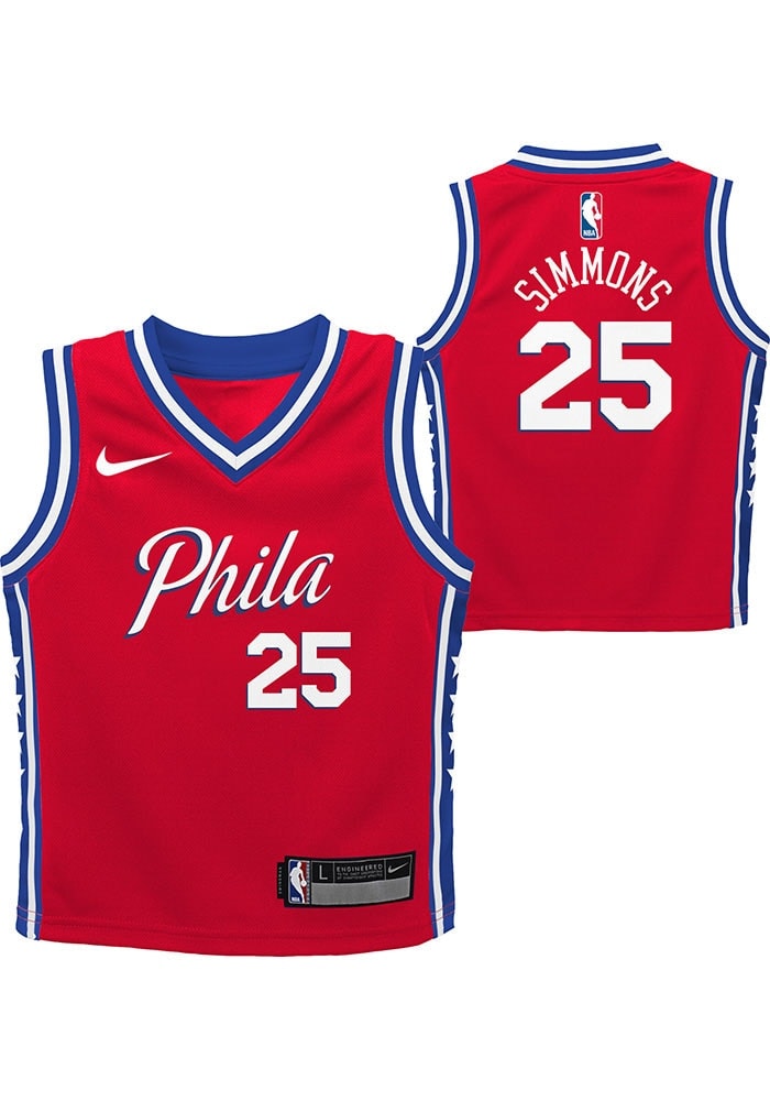 Philadelphia 76ers Ben Simmons Baby Replica Statement Red