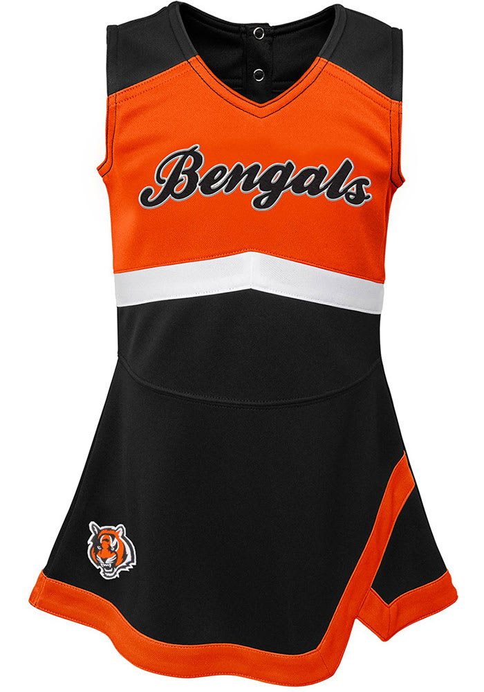 Denver Broncos Girls Infant Cheer Captain Jumper Dress - Orange