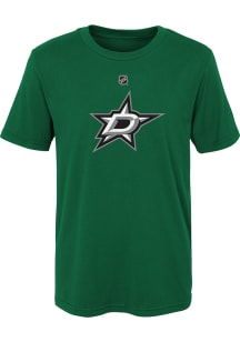 Dallas Stars Youth Kelly Green Primary Logo Short Sleeve T-Shirt