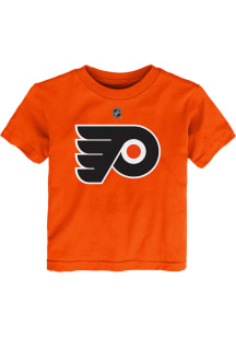 Philadelphia Flyers Toddler Orange Primary Logo Short Sleeve T-Shirt