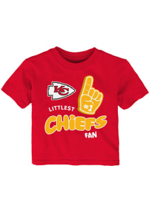 Kansas City Chiefs Infant Littlest Fan Short Sleeve T-Shirt Red