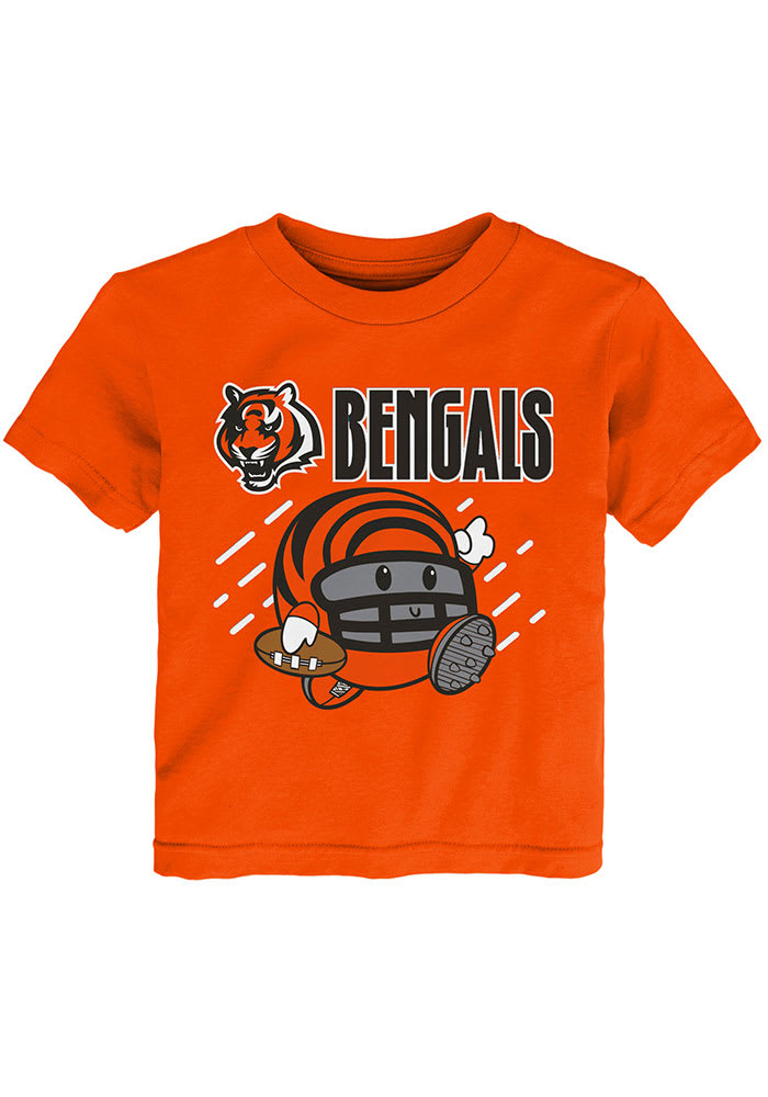 NFL Team Apparel Little Kid's Cincinnati Bengals Poki T-Shirt - 4T (4 Toddler)