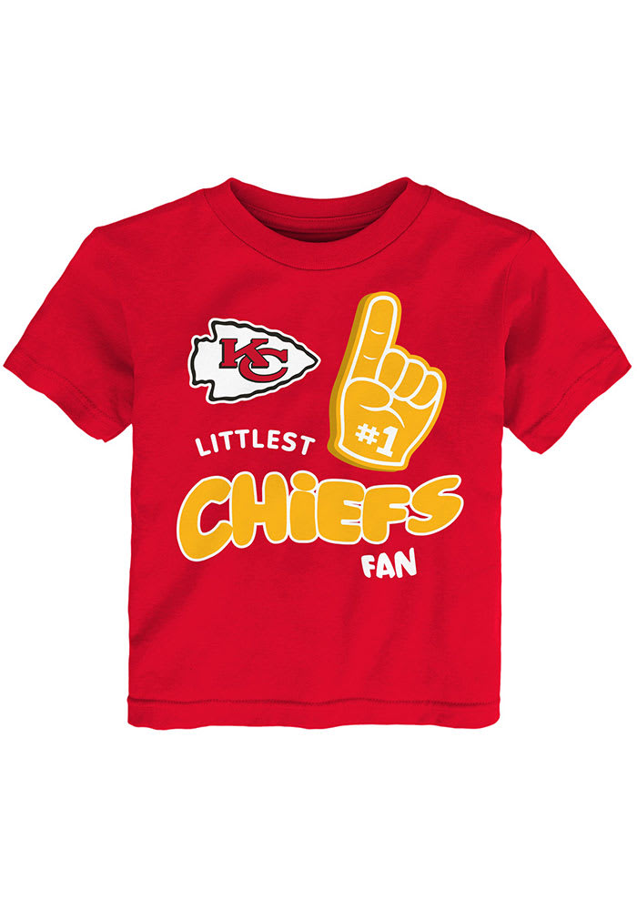 Kansas City Chiefs Toddler Red Littlest Fan Short Sleeve T-Shirt