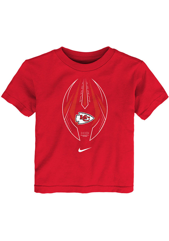 Nike Kansas City Chiefs Red Team Name Legend Short Sleeve T Shirt