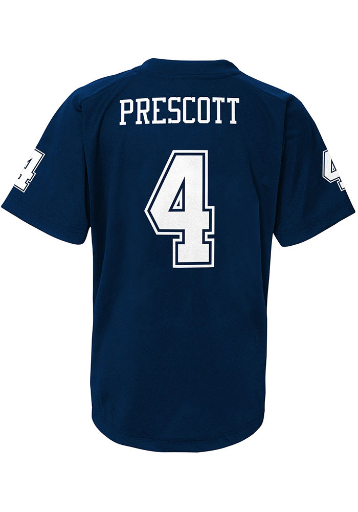 Nike Men's Dallas Cowboys Dak Prescott #4 Navy Alternate Game Jersey