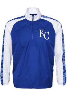Kansas City Royals Youth Blue Elevation Long Sleeve Quarter Zip Shirt