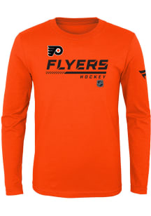 Philadelphia Flyers Youth Orange Apro Prime Long Sleeve T-Shirt