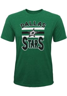 Dallas Stars Youth Kelly Green No Quit Short Sleeve Fashion T-Shirt