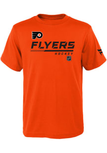 Philadelphia Flyers Youth Orange Apro Prime Short Sleeve T-Shirt