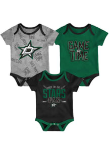 Dallas Stars Baby Black Game Time One Piece
