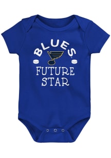 St Louis Blues Baby Blue Future Star Short Sleeve One Piece