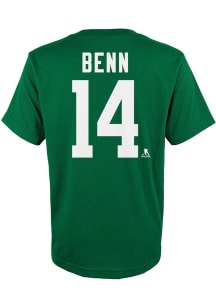 Jamie Benn Dallas Stars Toddler Kelly Green Flat Name and Number Short Sleeve Player T Shirt