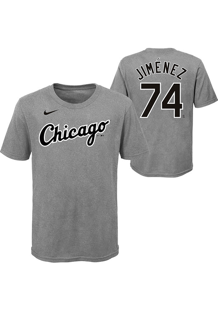 Eloy Jimenez Chicago White Sox Youth Grey City Name and Number Player Tee