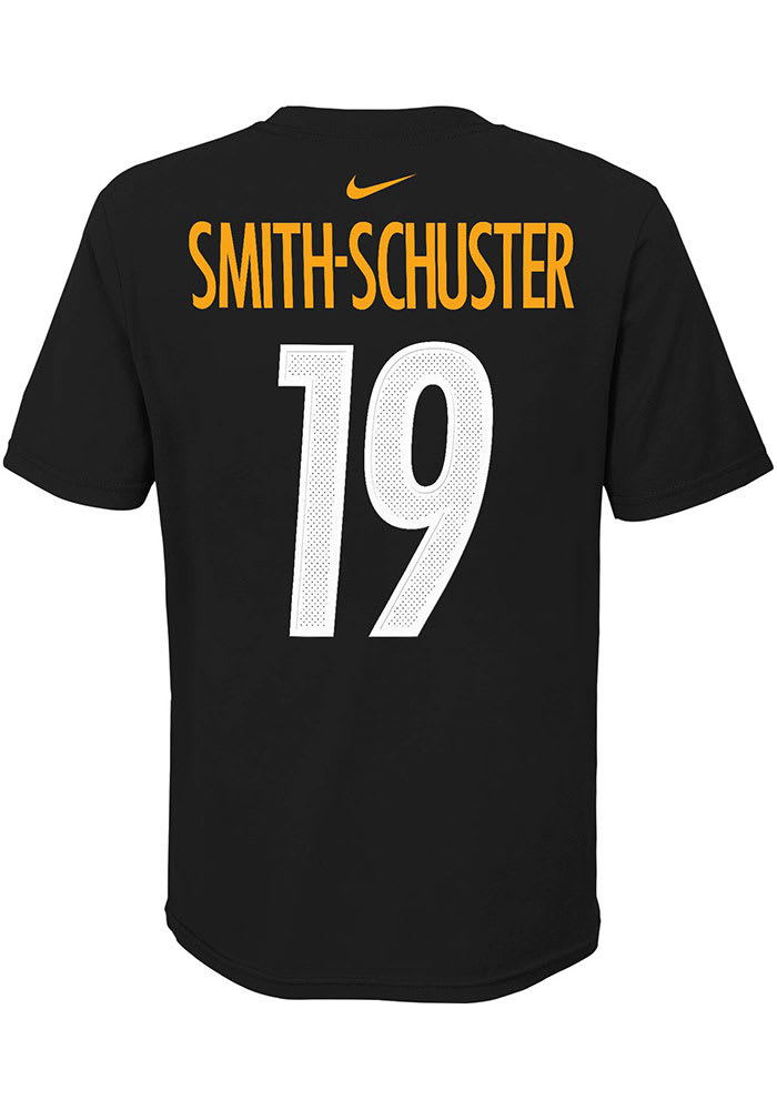 JuJu Smith-Schuster Pittsburgh Steelers Boys Black NN Short Sleeve T-Shirt