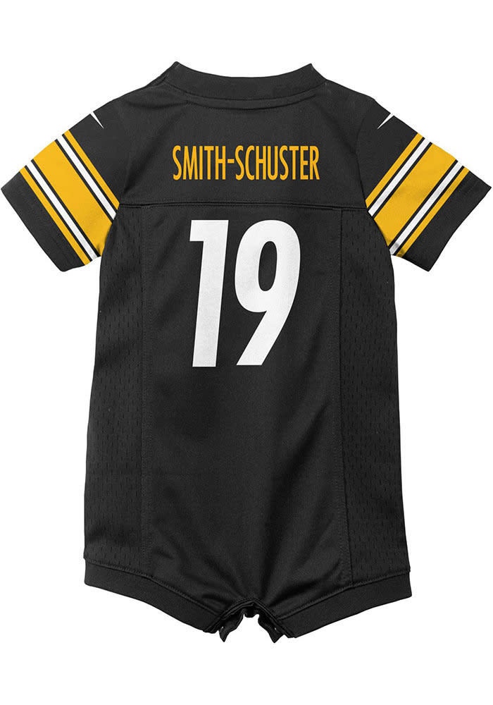 JuJu Smith-Schuster Pittsburgh Steelers Baby Black Nike Home Romper Football Jersey