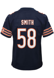 Roquan Smith Chicago Bears Youth Navy Blue Nike Game Team Football Jersey