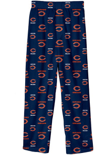Chicago Bears Boys Navy Blue All Over Print Sleep Pants