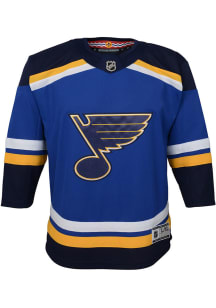 St Louis Blues Youth Blue Premier Home Hockey Jersey