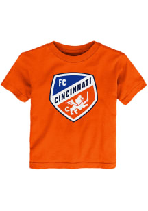 FC Cincinnati Toddler Orange Primary Logo Short Sleeve T-Shirt