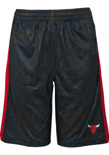 Chicago Bulls Youth Black Scribble Dribble Shorts