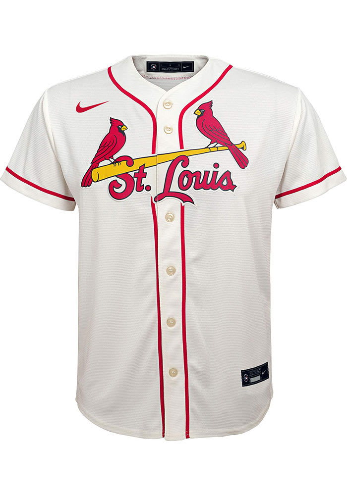 Nike St Louis Cardinals Youth Ivory Alternate Replica Jersey