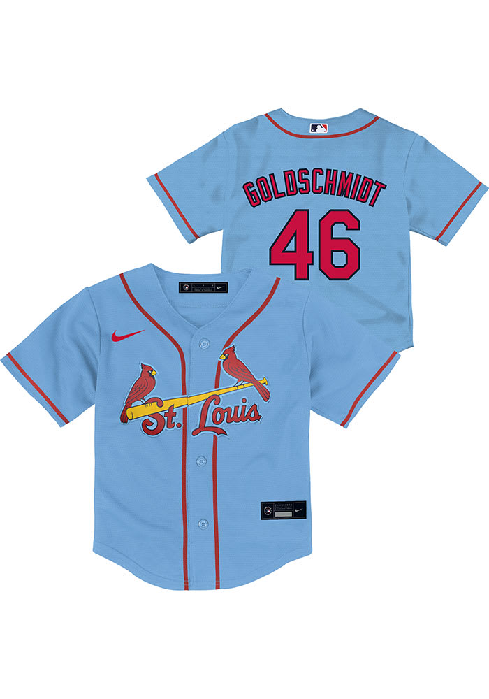 Paul Goldschmidt St Louis Cardinals Toddler Light Blue Alternate 3 Jersey