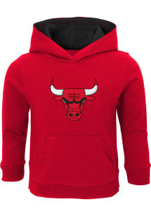 Chicago Bulls Toddler Red Prime Long Sleeve Hooded Sweatshirt