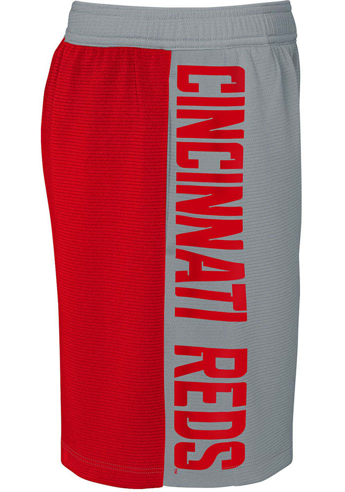 Cincinnati Reds Boys Grey Oh Yeah Shorts