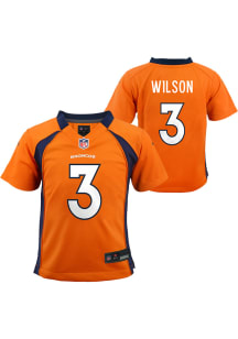 Russell Wilson Denver Broncos Boys Orange Nike Home Replica Football Jersey