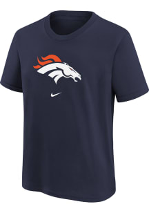 Nike Denver Broncos Youth Orange Logo Essential Short Sleeve T-Shirt