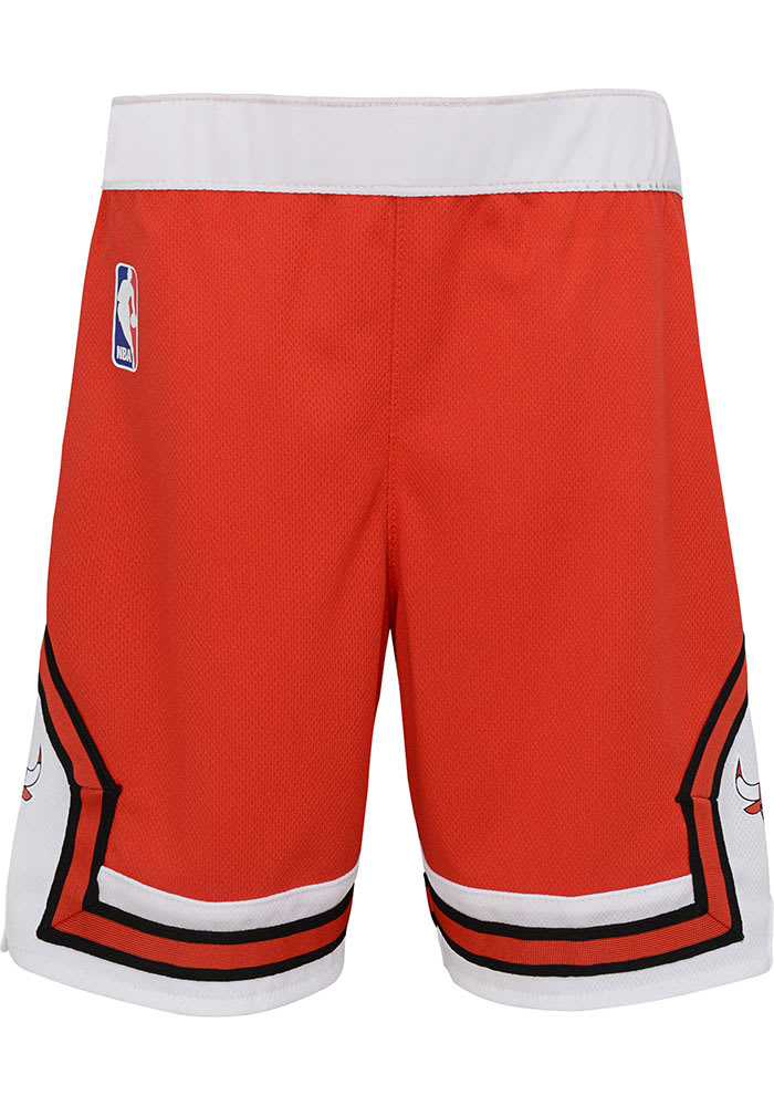 Chicago Bulls Boys Red NBA Replica Shorts