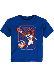FC Cincinnati Toddler Blue Mascot Short Sleeve T-Shirt