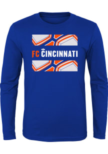 FC Cincinnati Youth Blue Supremo Long Sleeve T-Shirt