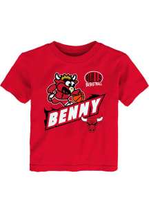 Chicago Bulls Toddler Red Sizzle Short Sleeve T-Shirt