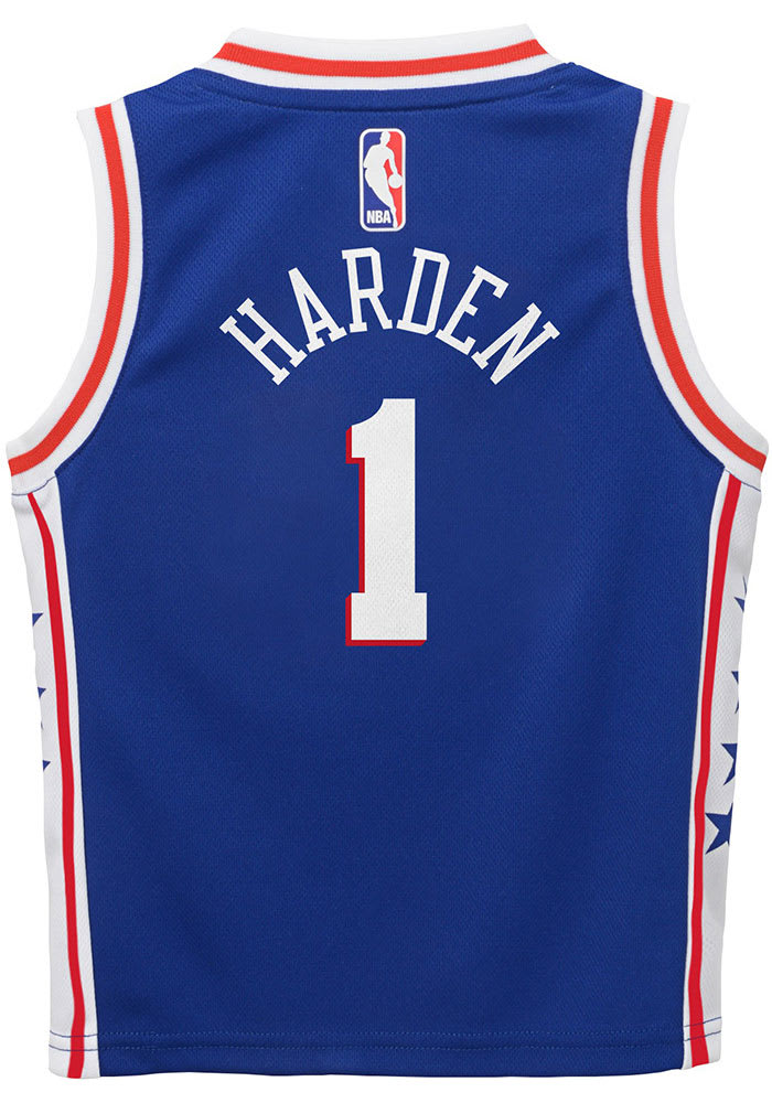 James Harden Nike Philadelphia 76ers Boys Blue Replica Icon Basketball Jersey