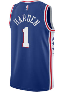 James Harden  Nike Philadelphia 76ers Youth Swingman Icon Blue Basketball Jersey