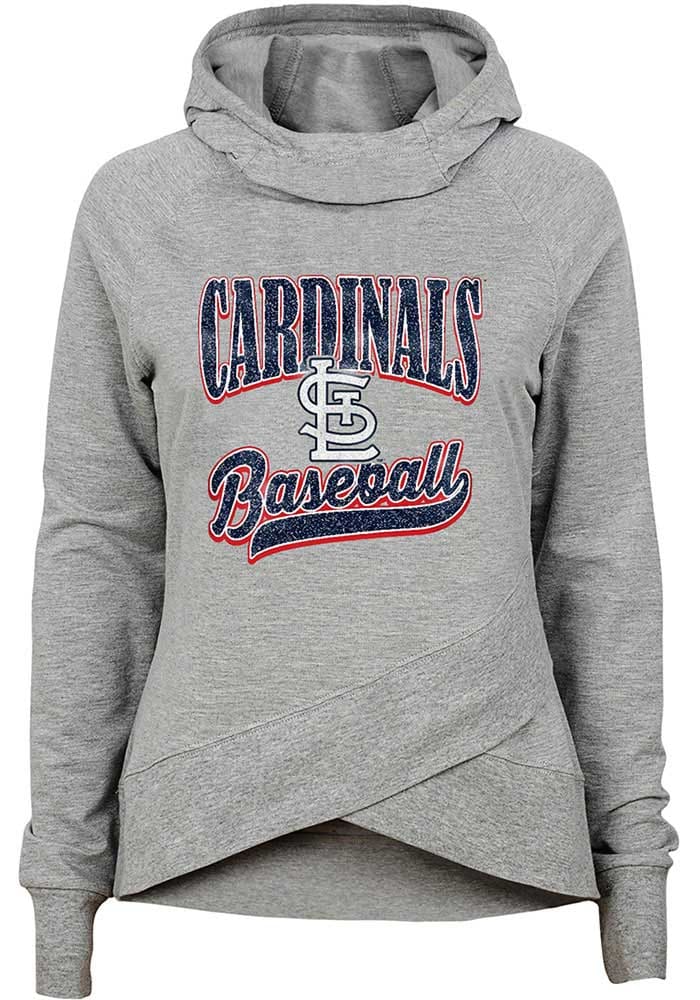 MLB Team Apparel Youth St. Louis Cardinals Red Bases Loaded Hooded