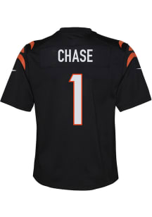 Ja'Marr Chase Cincinnati Bengals Youth Black Nike Home Game Football Jersey