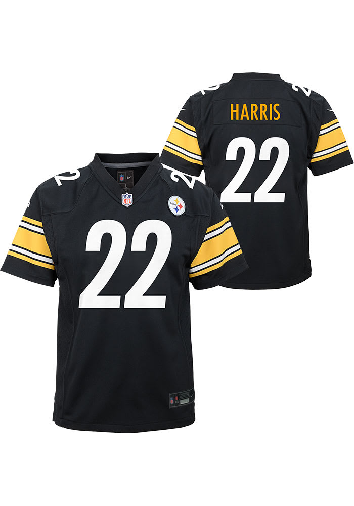 Najee Harris Pittsburgh Steelers Nike Youth Game Jersey - Black