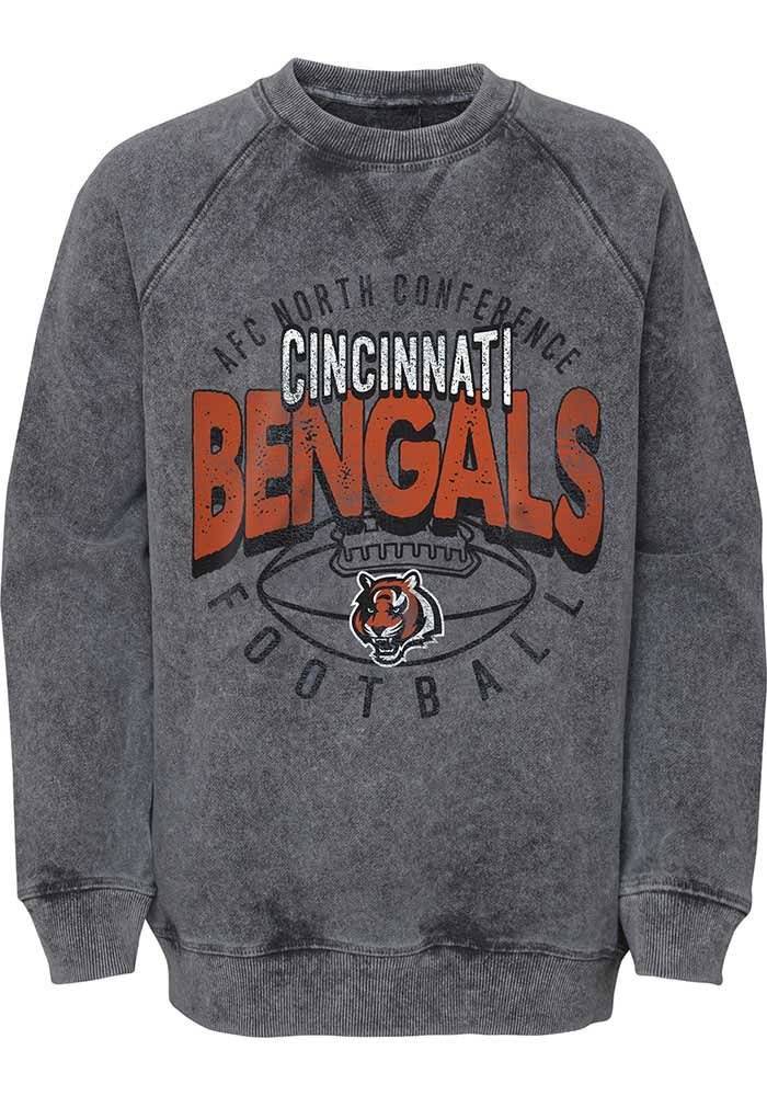 Cincinnati Bengals Nike Rewind Club Crew Fleece - Mens