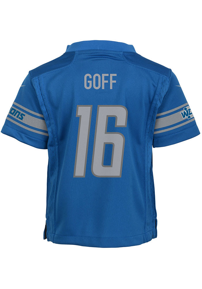 Jared Goff Detroit Lions Boys Blue Nike Home Football Jersey