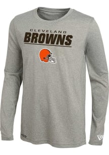 Cleveland Browns Grey STATED Long Sleeve T-Shirt