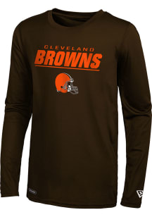 Cleveland Browns Brown STATED Long Sleeve T-Shirt