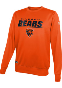Chicago Bears Mens Orange TOP PICK Long Sleeve Sweatshirt